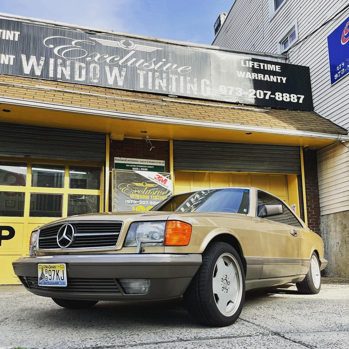 Exclusive Window Tinting storefront on Market St, Newark
