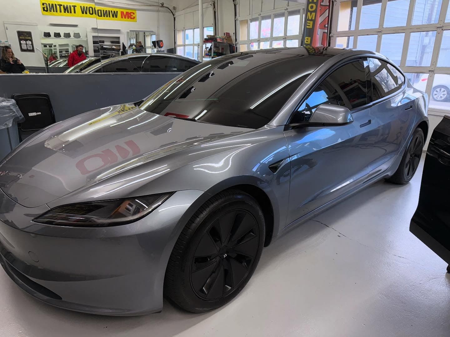 Tesla Model S grey tint